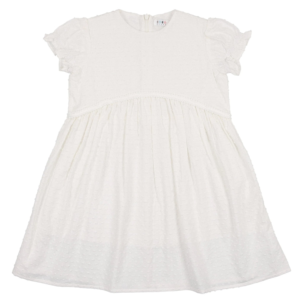 Coco Blanc Dress Jellybeanzkids Coco Blanc Dotted Dress