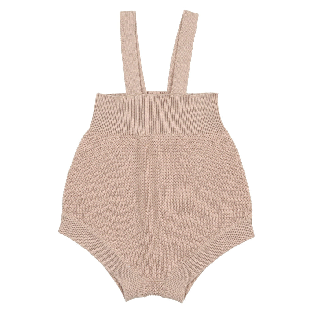 Coco Blanc Romper Jellybeanzkids Coco Blanc Knit Romper- Mauve