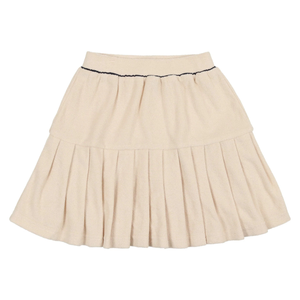 Coco Blanc Skirt Jellybeanzkids Coco Blanc Terry Skirt- Cream