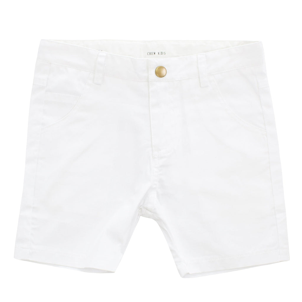 Crew shorts Jellybeanzkids Crew Chino Shorts - White