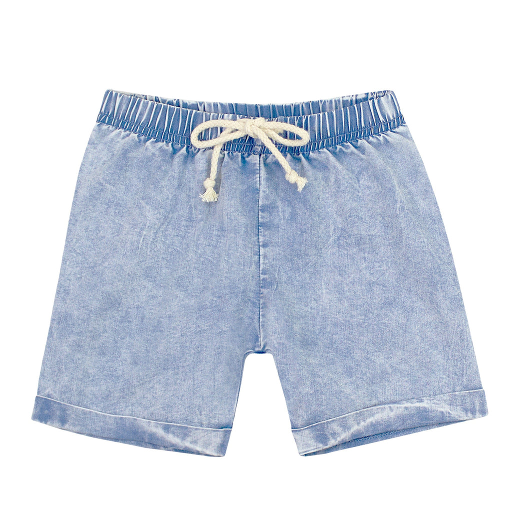 Crew shorts Jellybeanzkids Crew Illusion Shorts- Blue