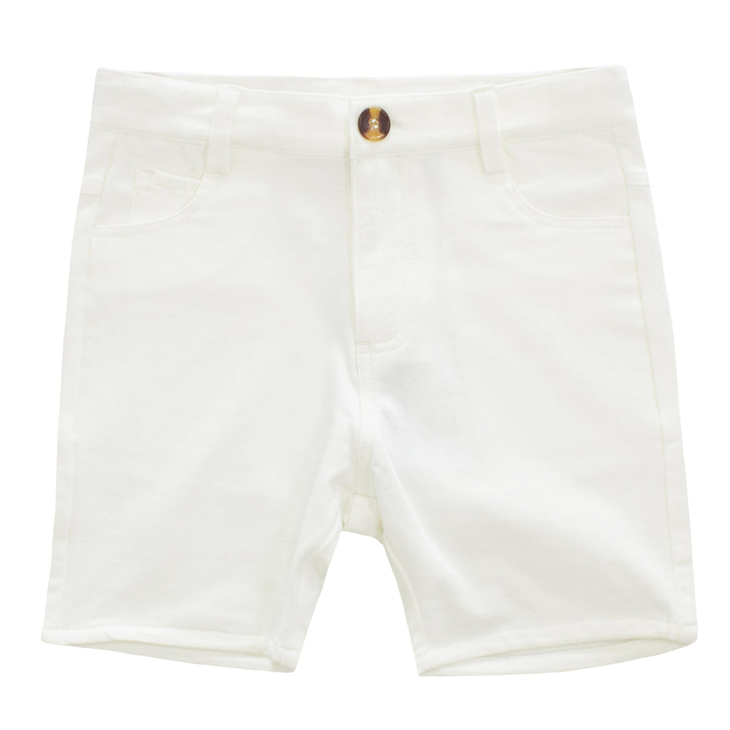 Crew shorts Jellybeanzkids Crew Knit Shorts - Off White