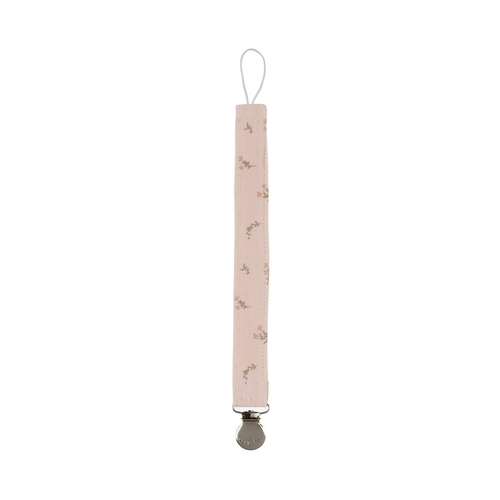 Ely's&Co. Pacifier Jellybeanzkids Ely's Jersey Cotton Printed Ginkgo Paci Clip- Blush OS
