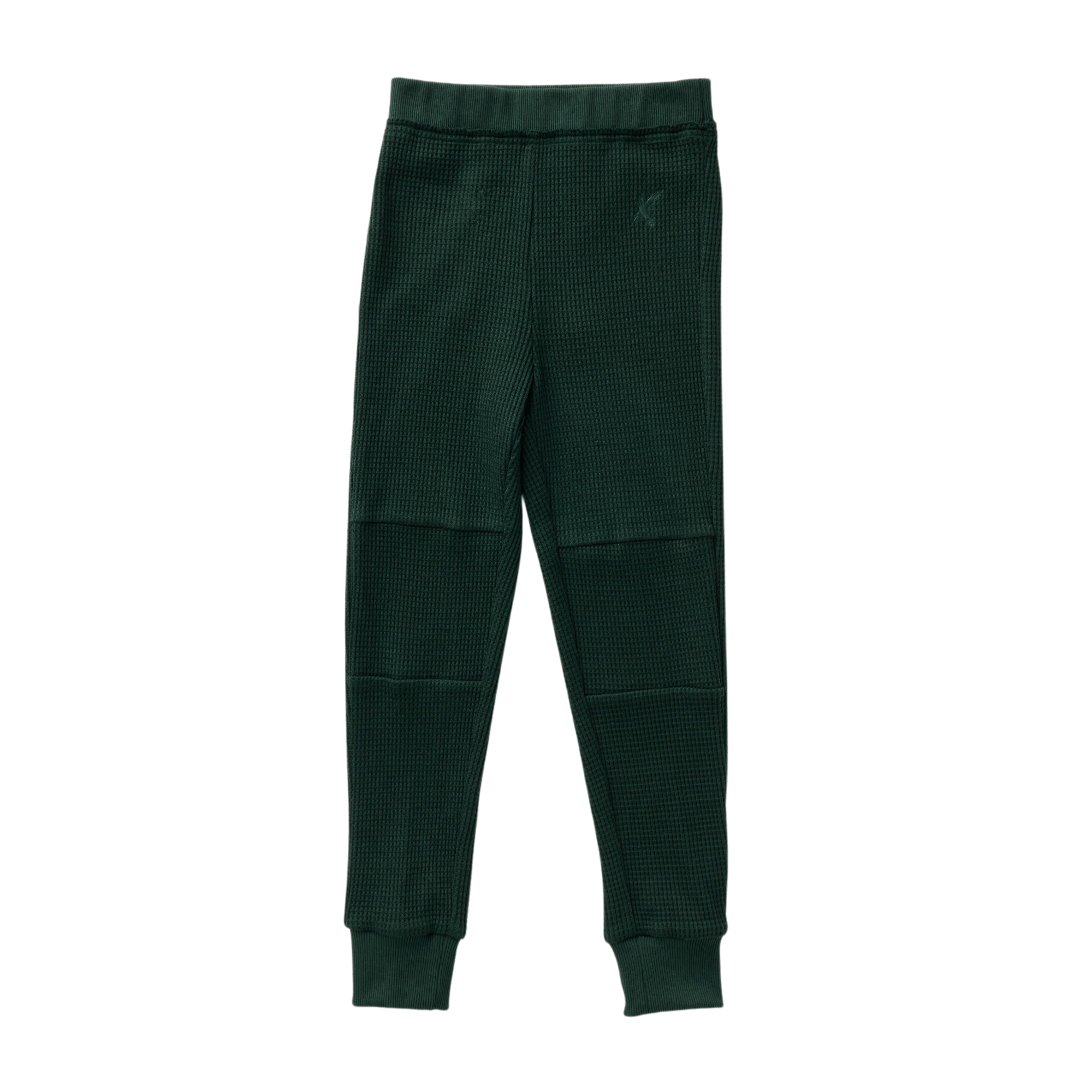 Hey Kid Waffle Knit Pants- Green – JellyBeanz Kids