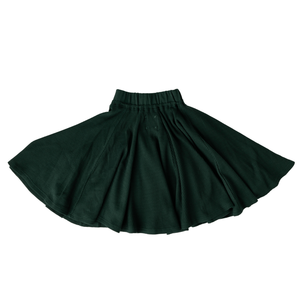 Hey Kid Skirt Jellybeanzkids Hey Kid Waffle Knit Skirt- Green