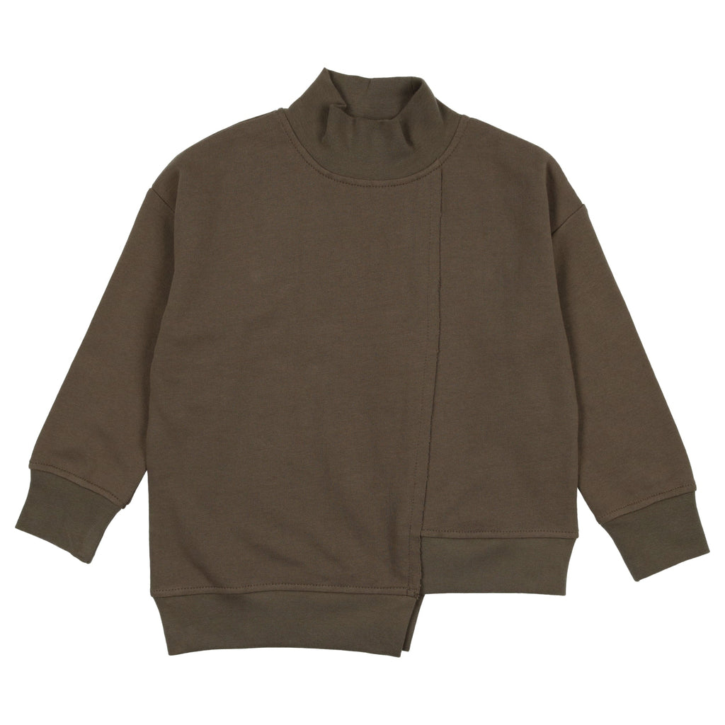 Kin+Kin Skirt Jellybeanzkids Kin+ Kin Assymetrical Top- Olive