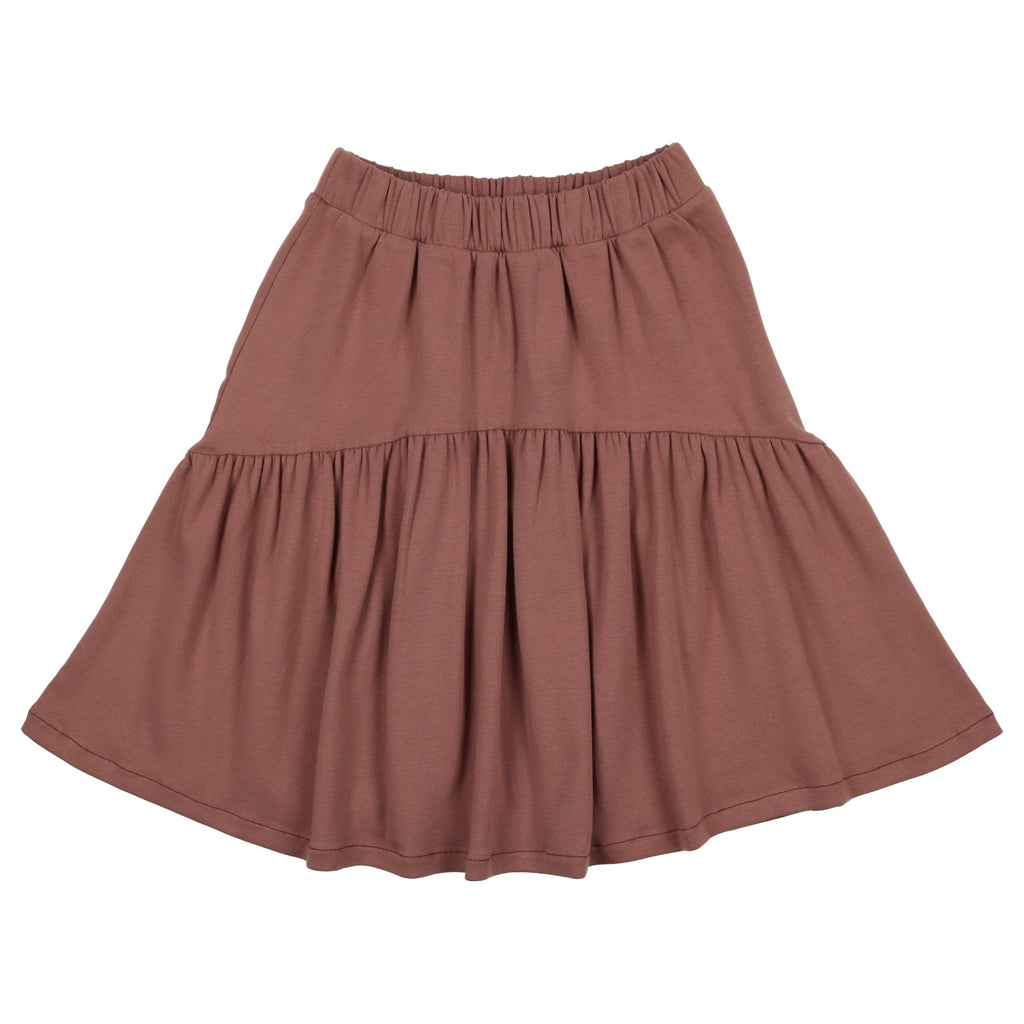 Kin+Kin Skirt Jellybeanzkids Kin+ Kin Colorblock Skirt- Praline/Rose