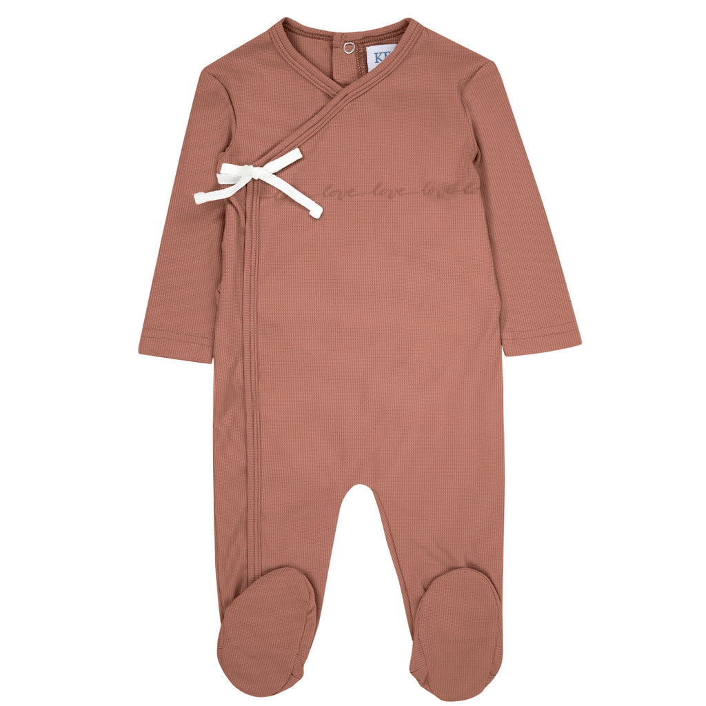 Kipp footie Jellybeanzkids Kipp Love Wrap Footie- Blush