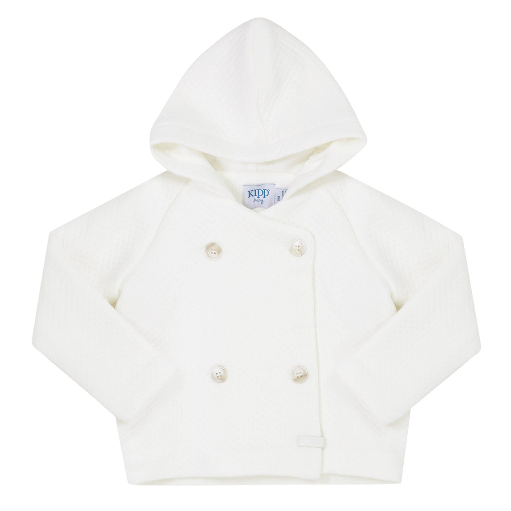 Kipp jacket Jellybeanzkids Kipp Spring Jacket & Hat- White