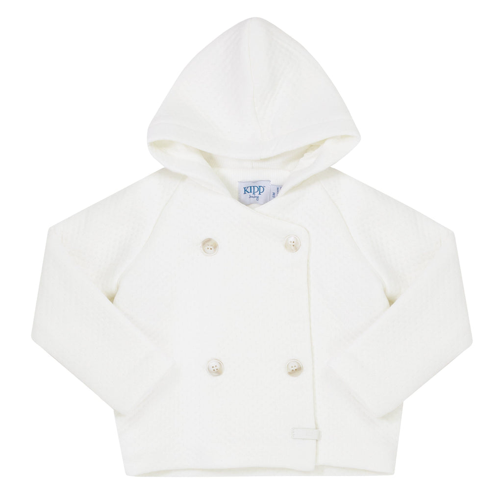 Kipp jacket Jellybeanzkids Kipp Spring Jacket & Hat- White