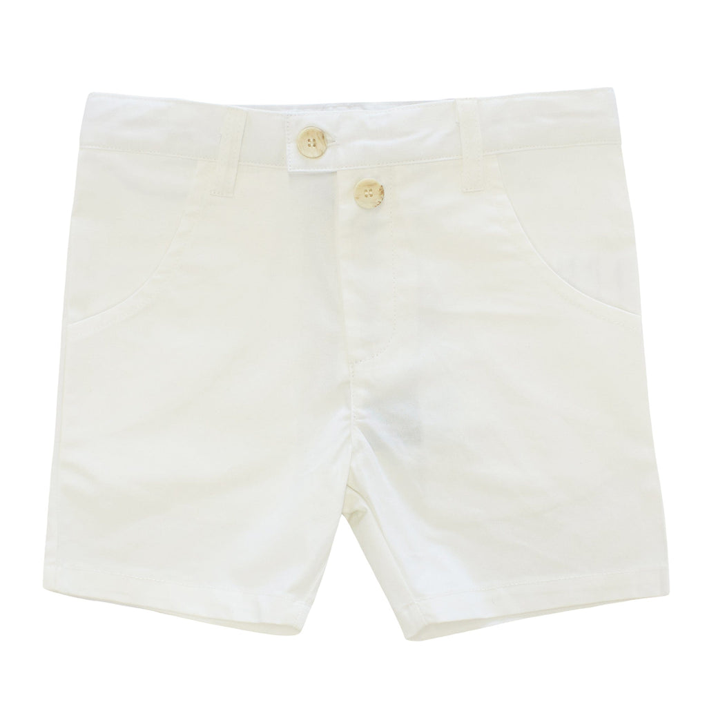 Kipp shorts Jellybeanzkids Kipp Cotton Shorts - Off White