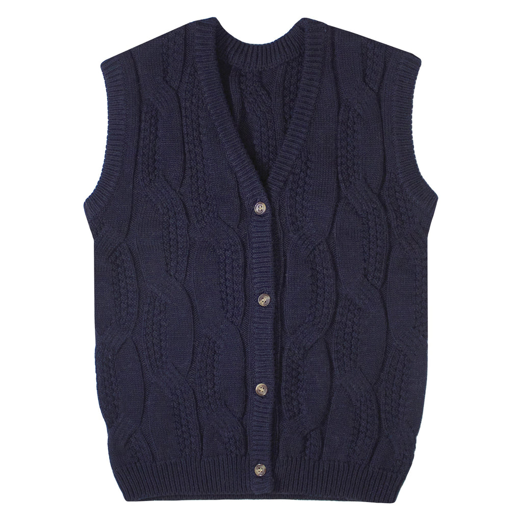 Kipp Sweater Jellybeanzkids Kipp Twist Cable Knit Vest
