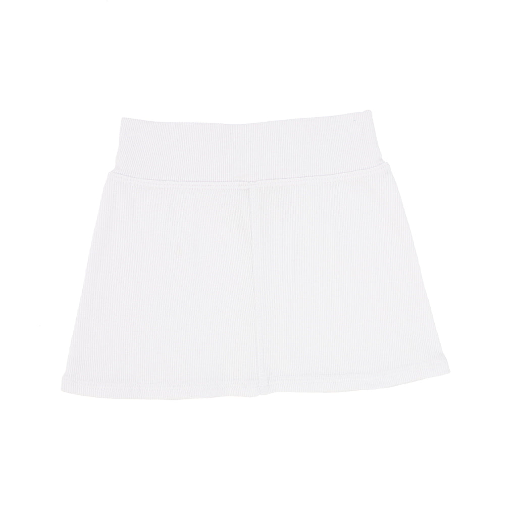 Lil Legs Skirt Jellybeanzkids Lil Legs White Ribbed Skirt