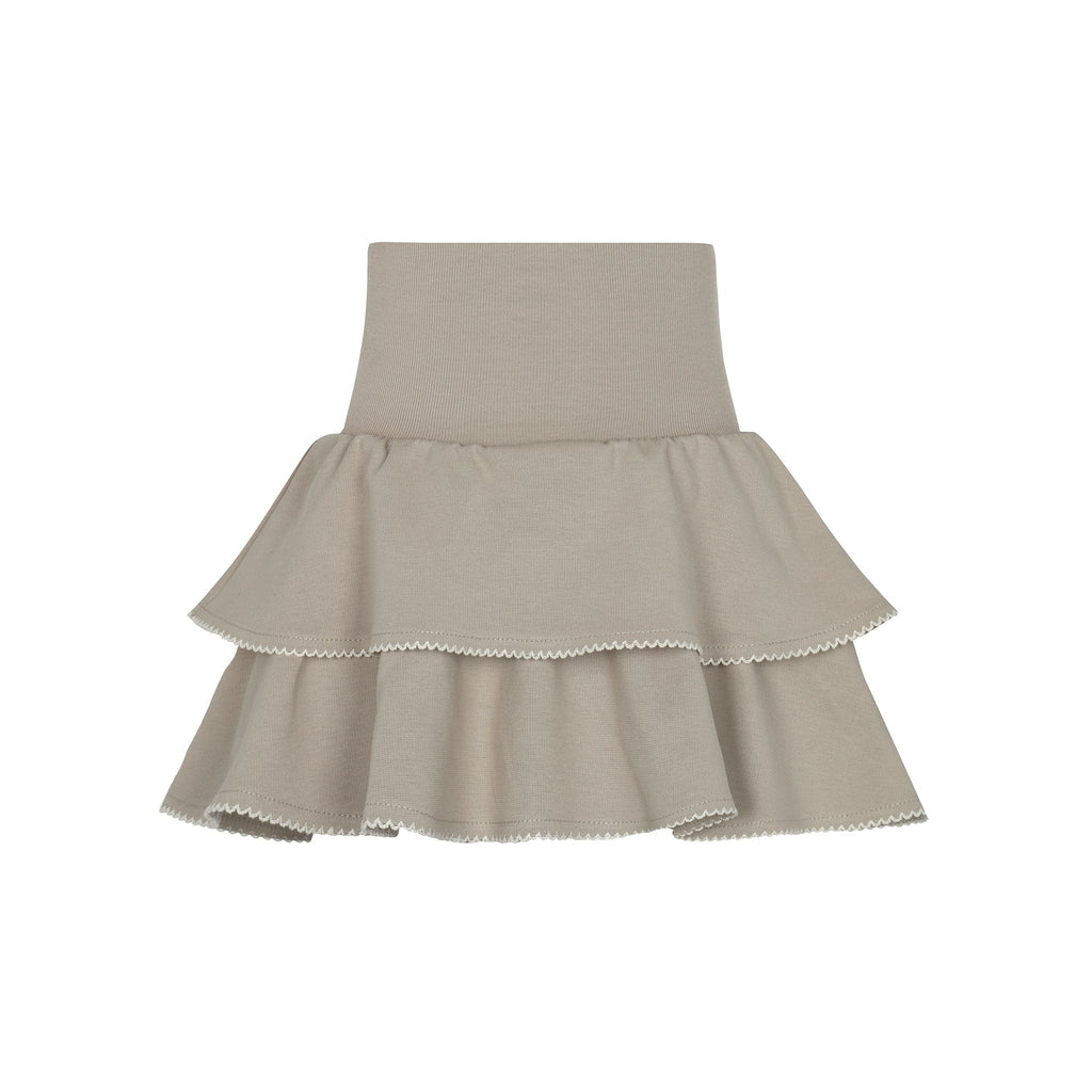 Little Parni Skirt Jellybeanzkids Parni Milano Tiered Skirt - Taupe