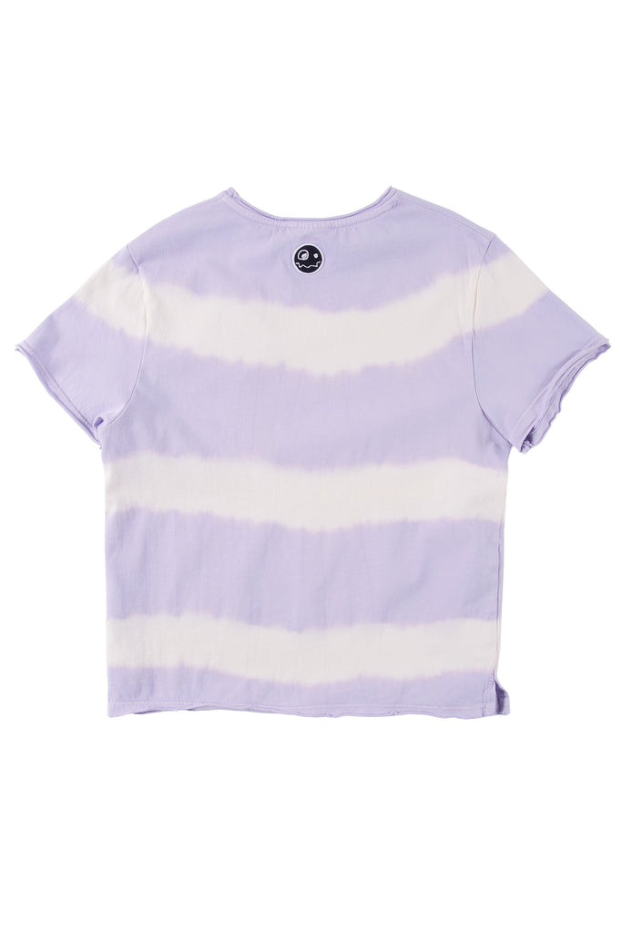 Loud T-shirt Jellybeanzkids Loud Rally Baby T-shirt- Ecru/ Lavender