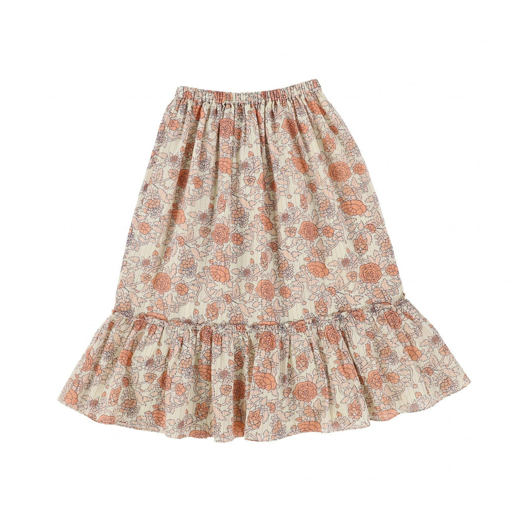 Louis Louise Skirt Jellybeanzkids Louis Louise Rachel Skirt- Lurex Indian Flower