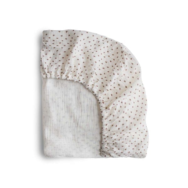 Mushie Accessories Jellybeanzkids Mushie Mini Crib Sheet - Bloom OS