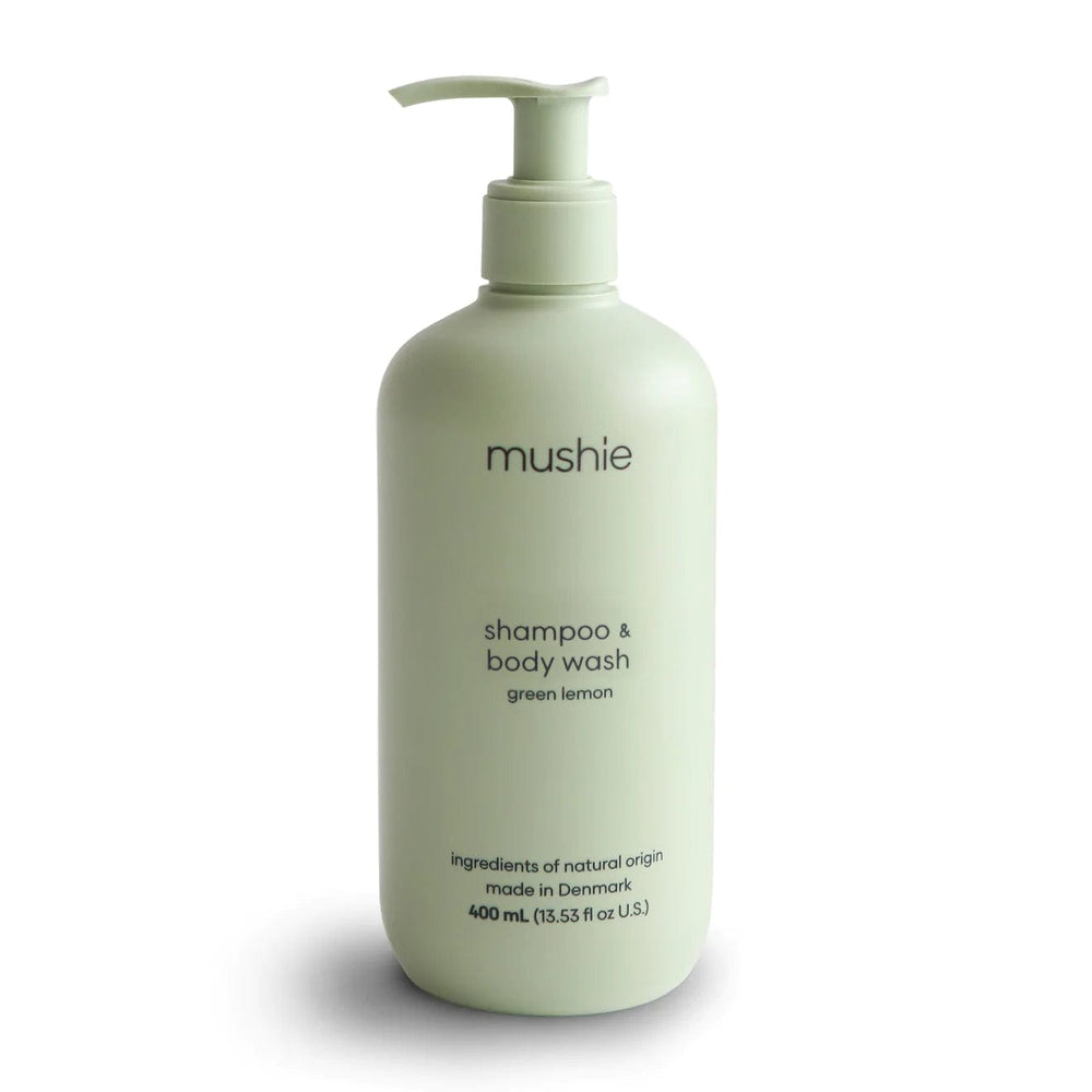 Mushie Jellybeanzkids Mushie Baby Shampoo & Body Wash 400 mL- Green Lemon OS