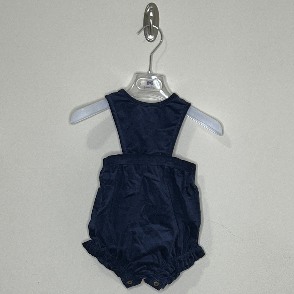 Napaani Romper Jellybeanzkids Napaani Catalina Navy Corduroy Pinafore Baby Romper