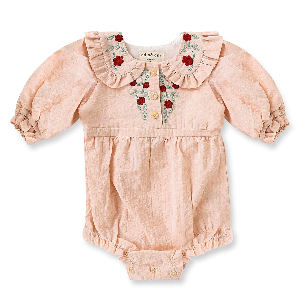 Napaani Romper Jellybeanzkids Napaani Constanza Embroidered Baby Romper