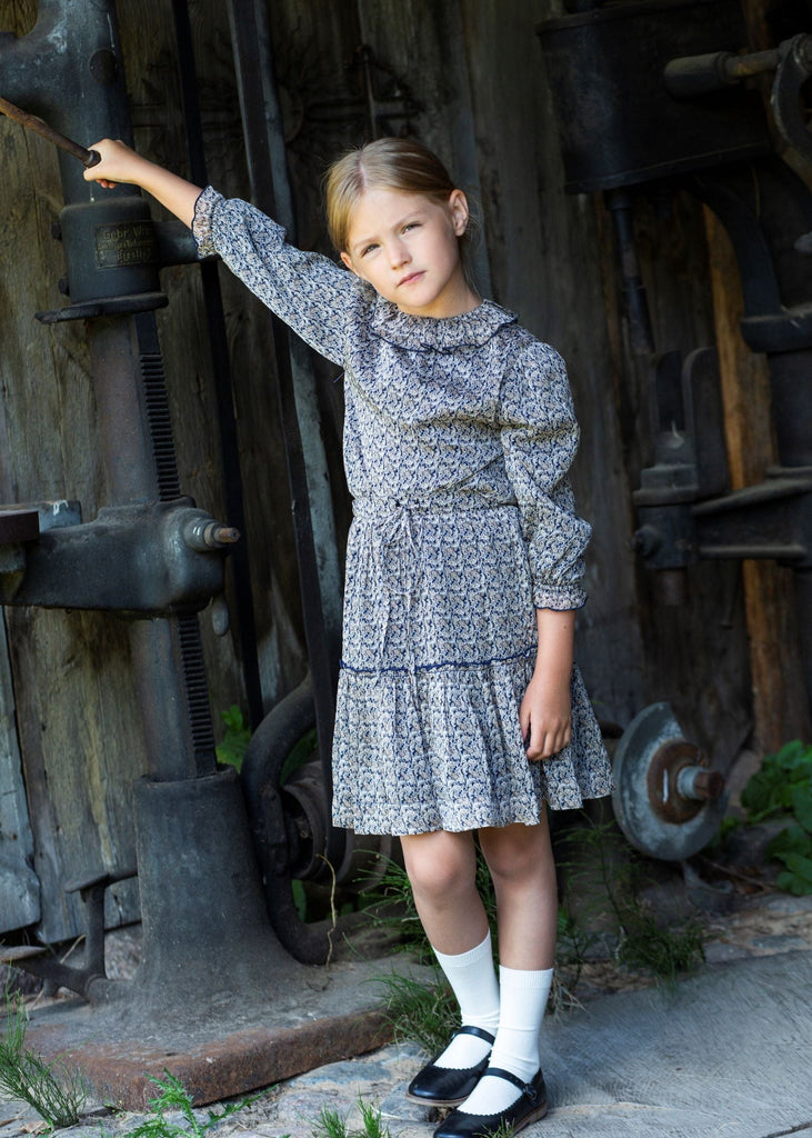 Noma Set Jellybeanzkids Noma Paisley Shirt With Gathered Collar Set
