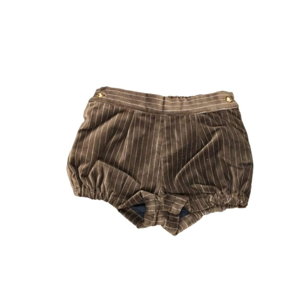 Nueces Bloomer Jellybeanzkids Nueces Taupe Stripes Federico Shorts