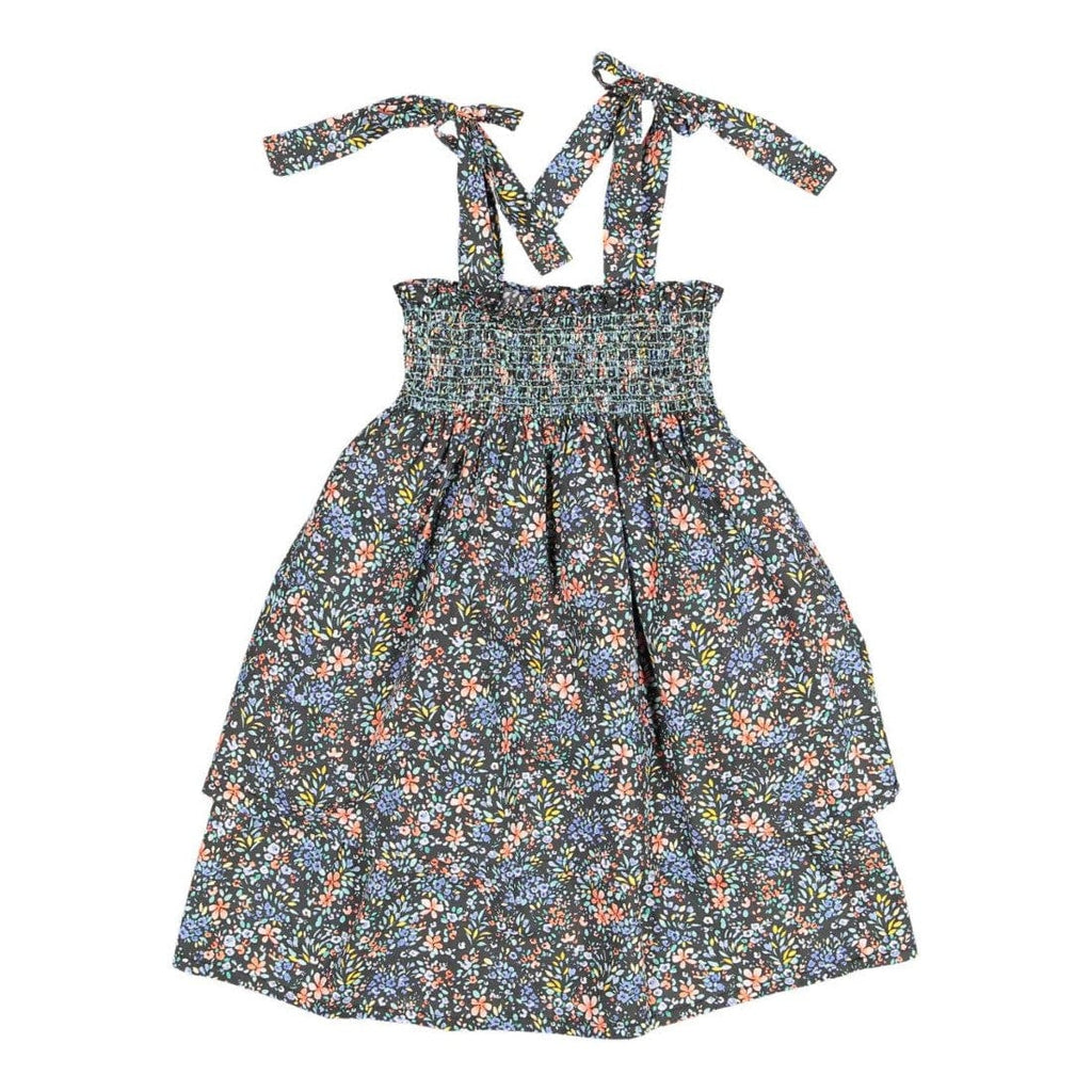 Nueces Dress Jellybeanzkids Nueces Flowers Cadaques Smocked Dress