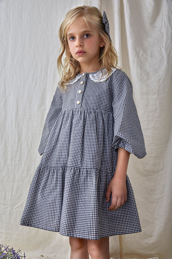 Nueces Dresses Jellybeanzkids Nueces Vichy Plaid Dress