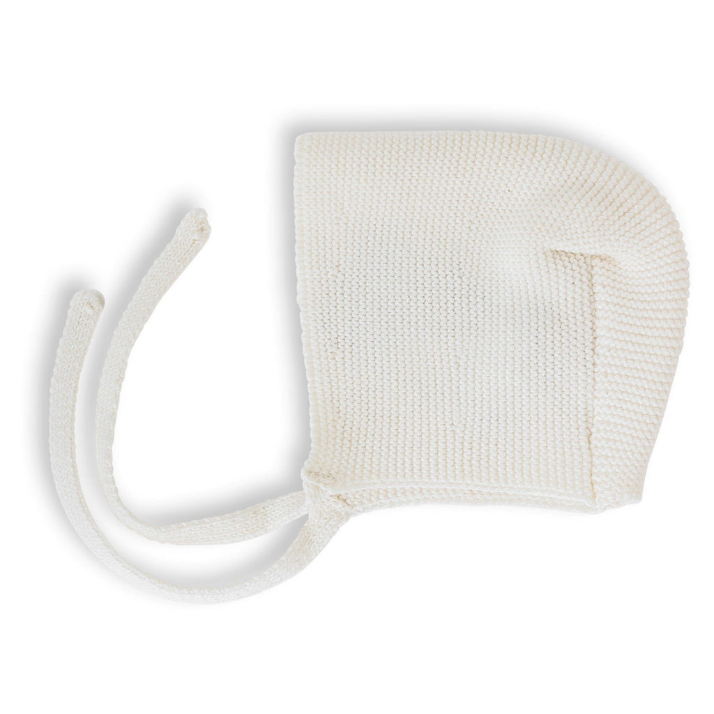 Nueces Romper Jellybeanzkids Nueces Knit Bonnet- Ivory
