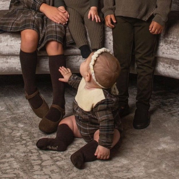 Panther Pants/Romper Jellybeanzkids Panther Plaid Green Romper