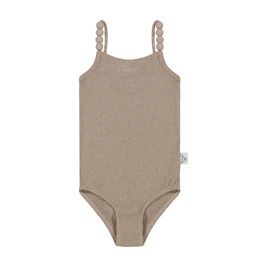 Sparrow Kids Bathing Suit Jellybeanzkids Sparrow Crinkle Bathing Suit- Sand