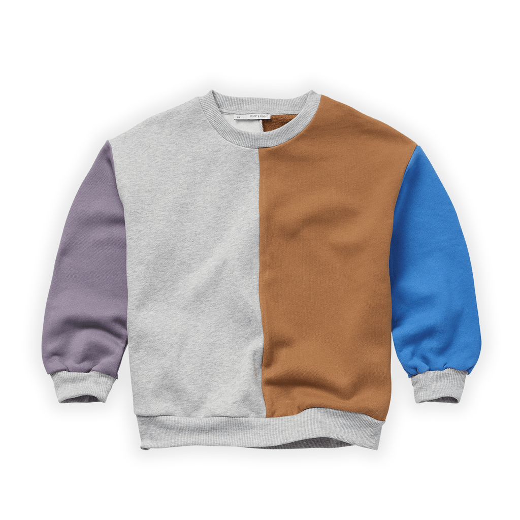 Sproet & Sprout Sweatshirt Jellybeanzkids Sproet and Sprout Colourblock Sweatshirt