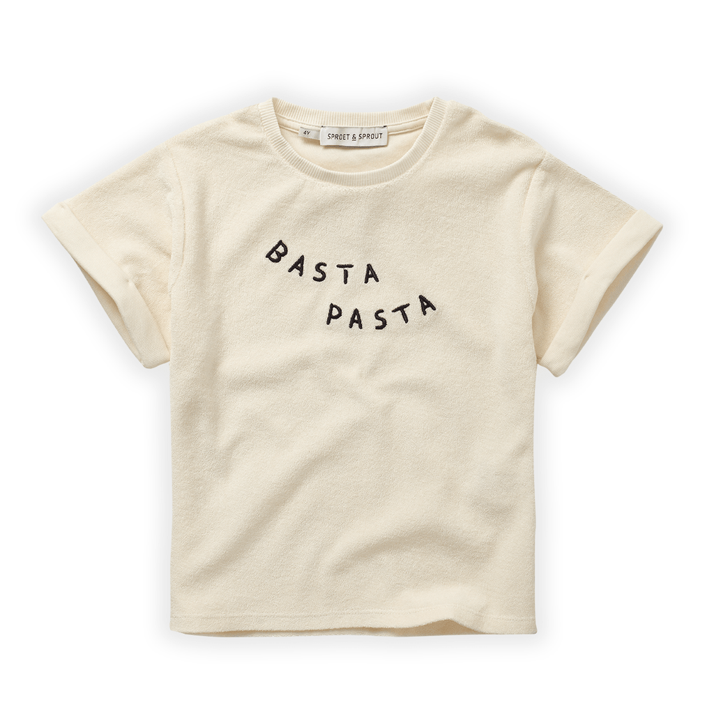 Sproet & Sprout T-shirt Jellybeanzkids Sproet & Sprout Basta Pasta Terry T-shirt