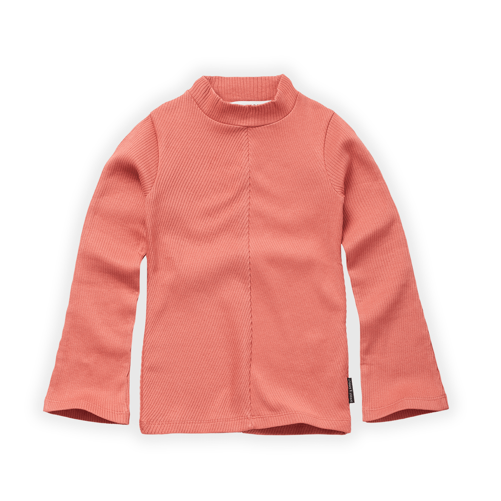 Sproet & Sprout Tee Jellybeanzkids Sproet and Sprout Rose Ribbed Turtleneck