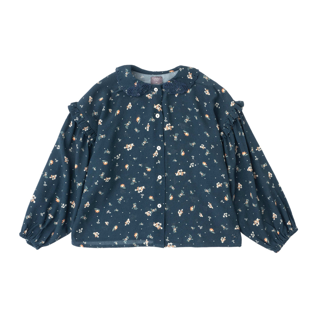 Tocoto Vintage Shirt Jellybeanzkids Tocoto Vintage Flowers Print Blouse