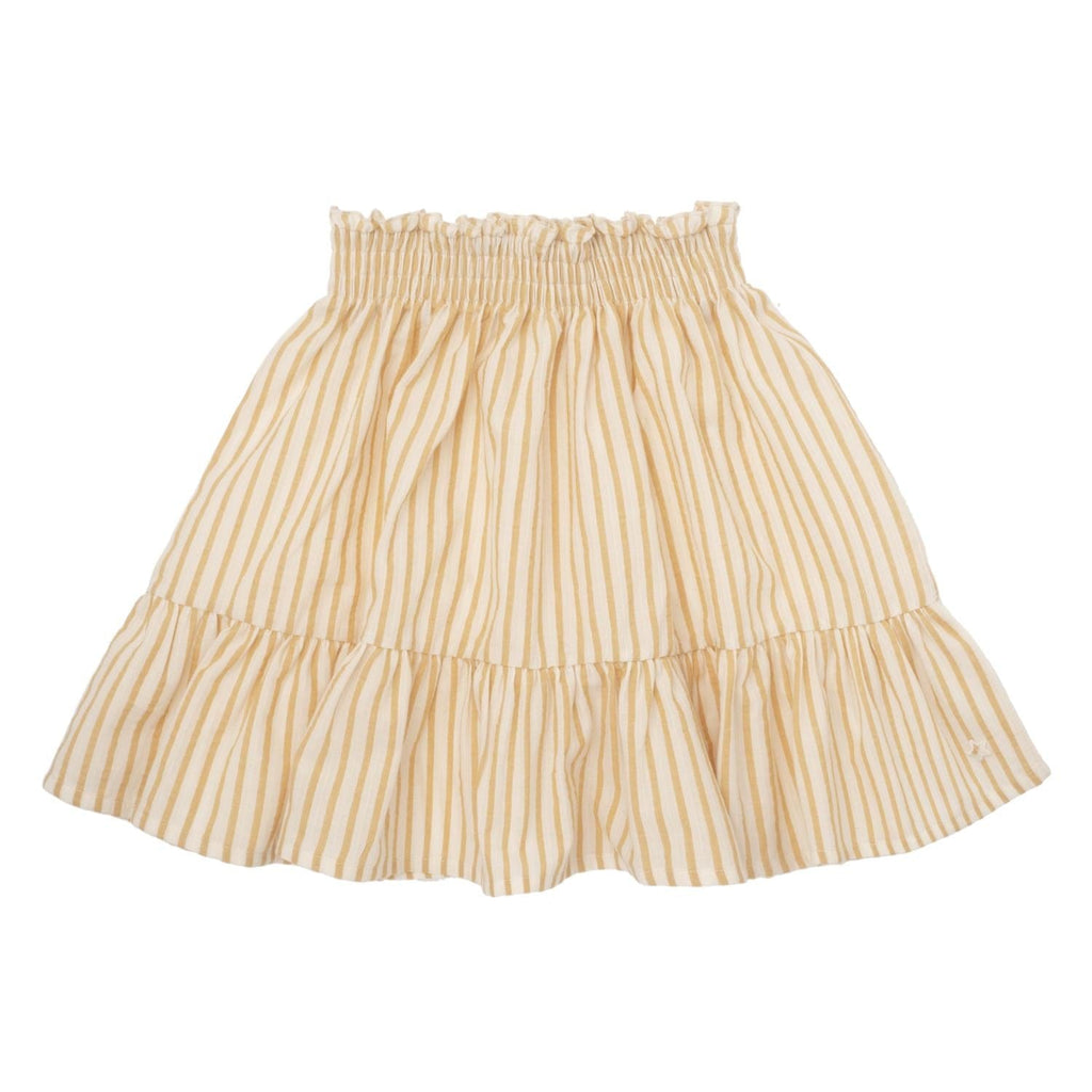 Tocoto Vintage Skirt Jellybeanzkids Tocoto Mini Striped Skirt- Yellow
