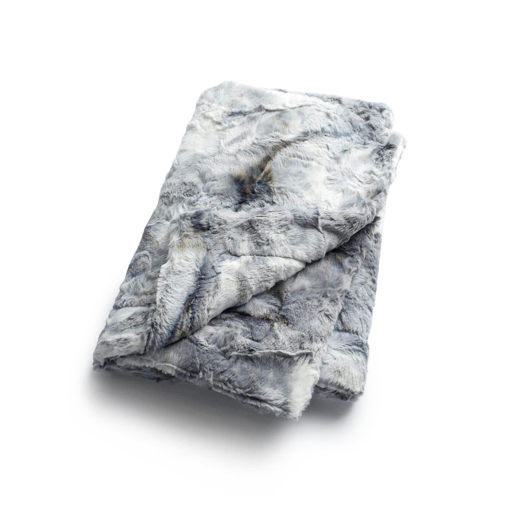Zandino Couture Blanket Jellybeanzkids Zandino Couture Ethan Plush Blanket- Silver OS