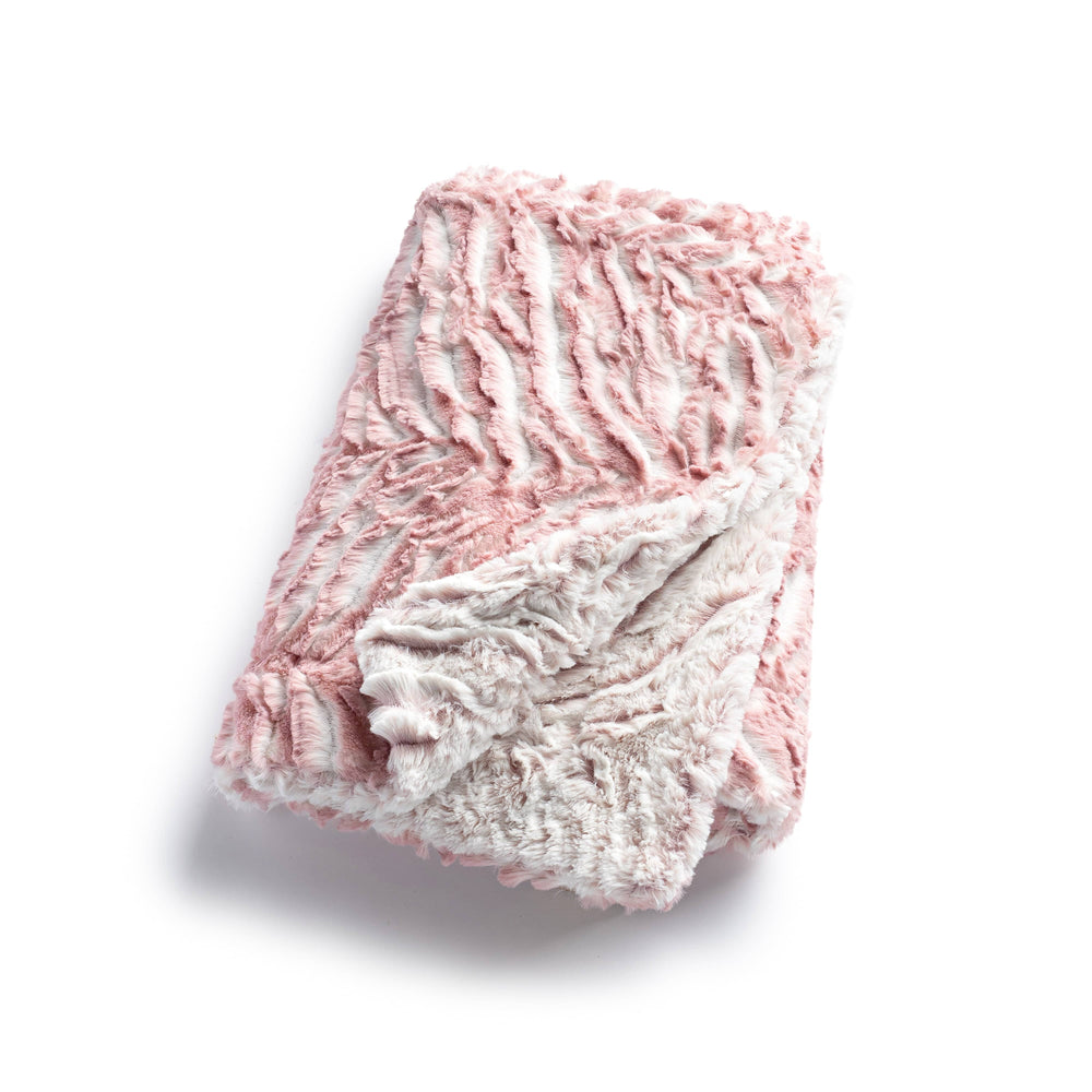 Zandino Couture Blanket Jellybeanzkids Zandino Couture Noah Plush Blanket- Rose/Mauve OS