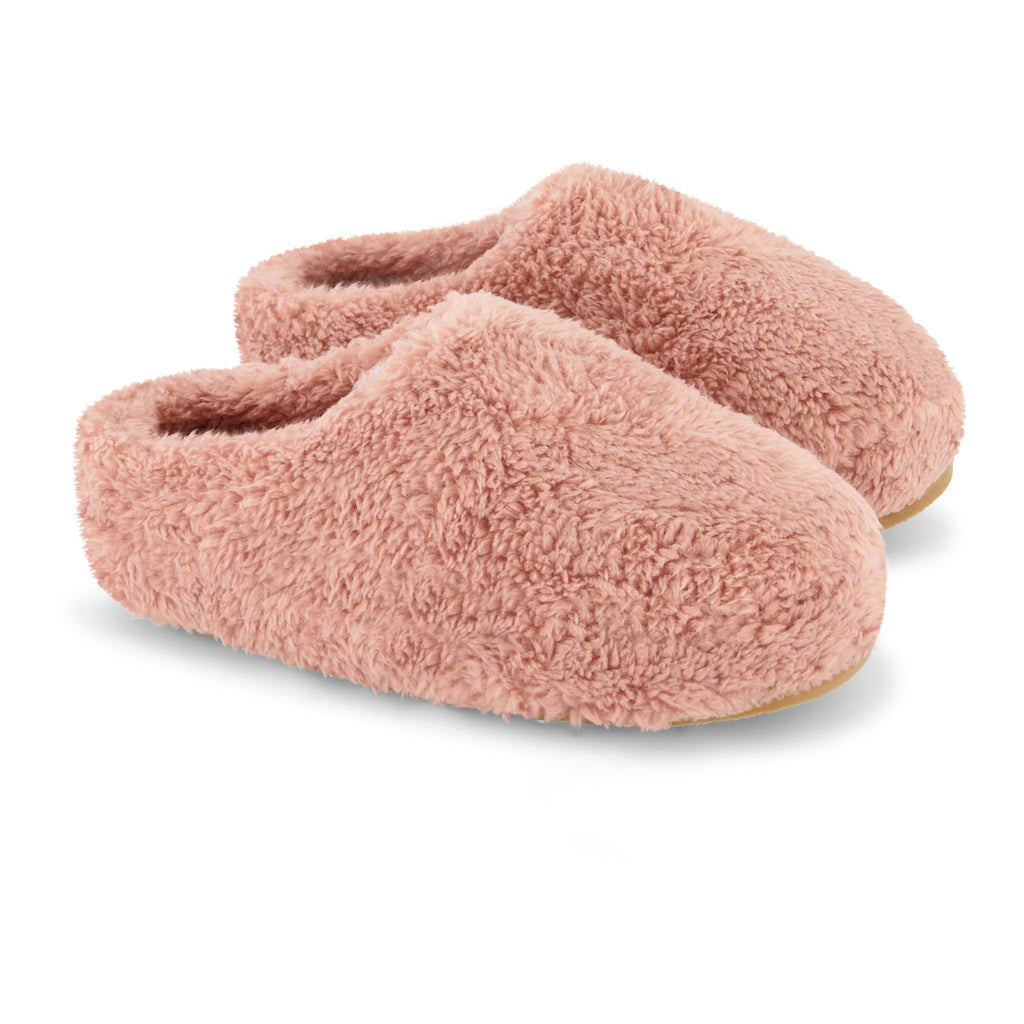 Zeebra Kids Accessories Jellybeanzkids Zeebra Rose Fur Slippers