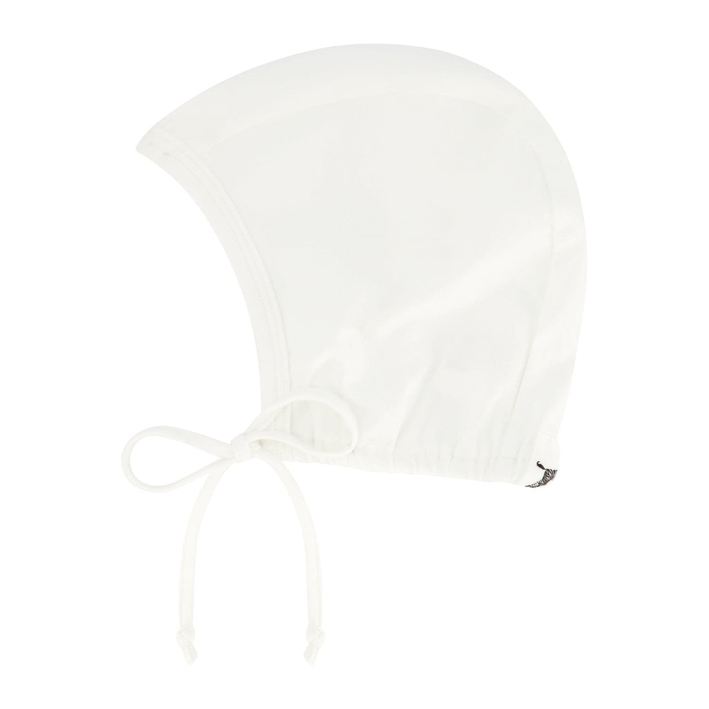 Zeebra Kids Beanie Jellybeanzkids Zeebra Bone White Signature Bonnet