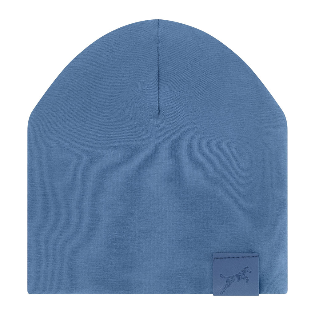 Zeebra Kids Beanie Jellybeanzkids Zeebra Powder Blue Colorblock Beanie
