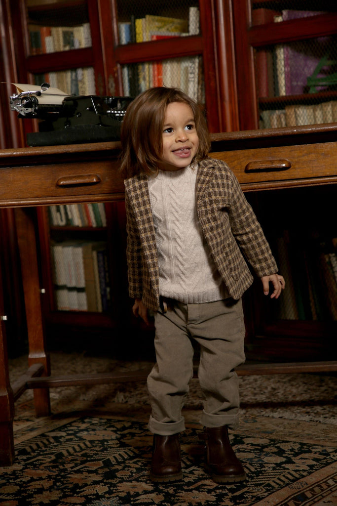 Zhoe & Tobiah Blazer Jellybeanzkids Zhoe & Tobiah Boys Knitted Jacket